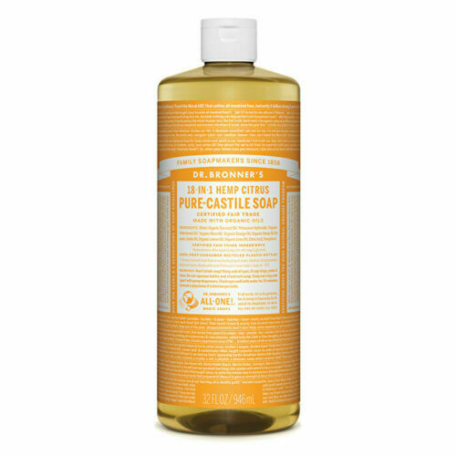 Dr. Bronner's Pure-Castile Soap Liquid (Hemp 18-in-1) Citrus 946ml