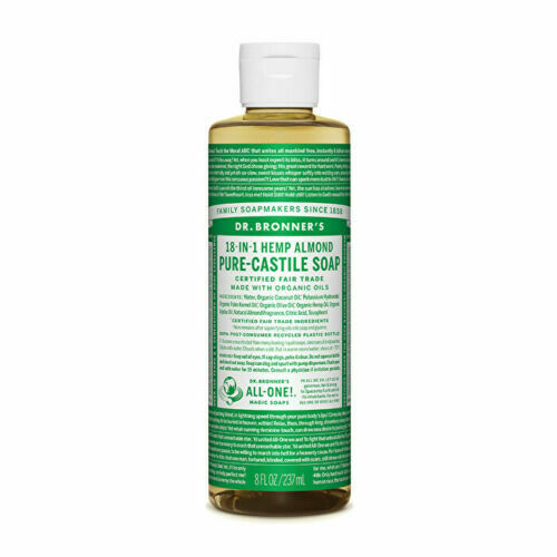 Dr. Bronner's Pure-Castile Soap Liquid (Hemp 18-in-1) Almond 237ml