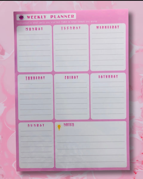 Magnetic Weekly Planner