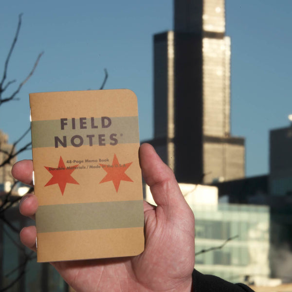 FIELD NOTES Chicago Edition - Set of 3 Graph Memo Books