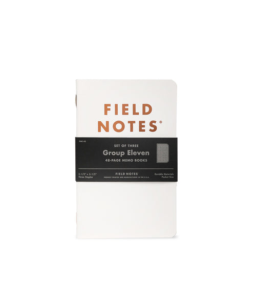 FIELD NOTES 2019 Quarterly Edition - Group Eleven - Set of 3 Dot-Graph Memo Books