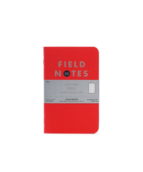 FIELD NOTES 2021 Quarterly Edition - Fifty - Set of 3 Graph Memo Books