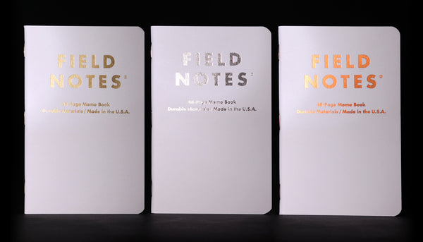 FIELD NOTES 2019 Quarterly Edition - Group Eleven - Set of 3 Dot-Graph Memo Books