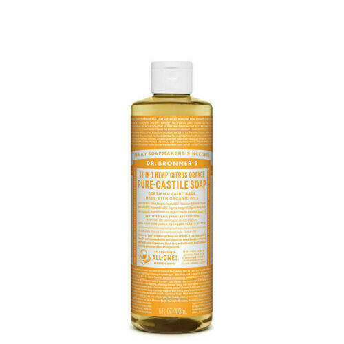 Dr. Bronner's Pure-Castile Soap Liquid (Hemp 18-in-1) Citrus 473ml