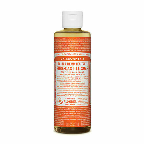 Dr. Bronner's Pure-Castile Soap Liquid (Hemp 18-in-1) Tea Tree 237ml